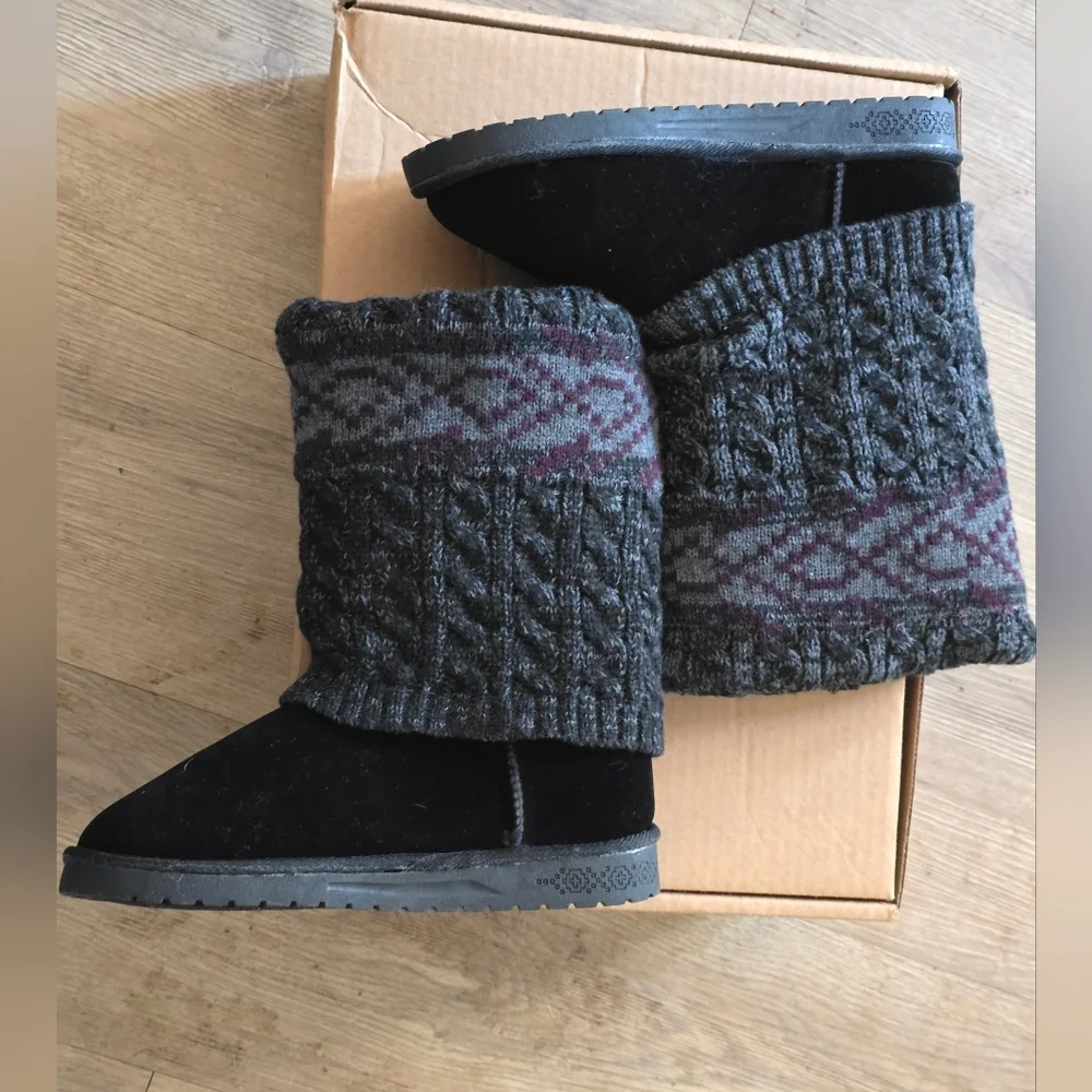 MUK LUKS WOMENS CHERYL KNIT WINTER BOOTS | Size 6 | NWOT - Picture 3 of 13